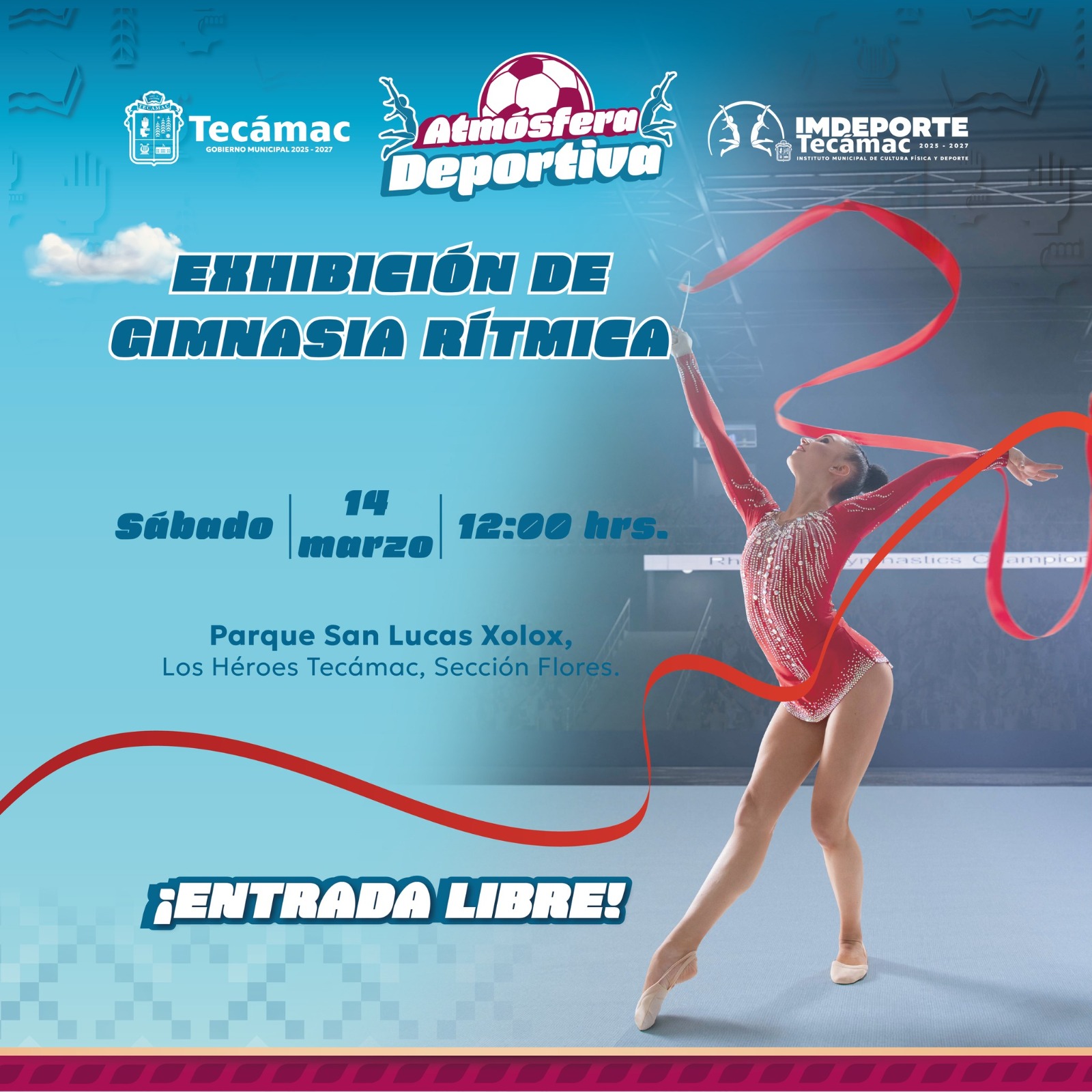 Exhibicion de Gimnasia Ritmica