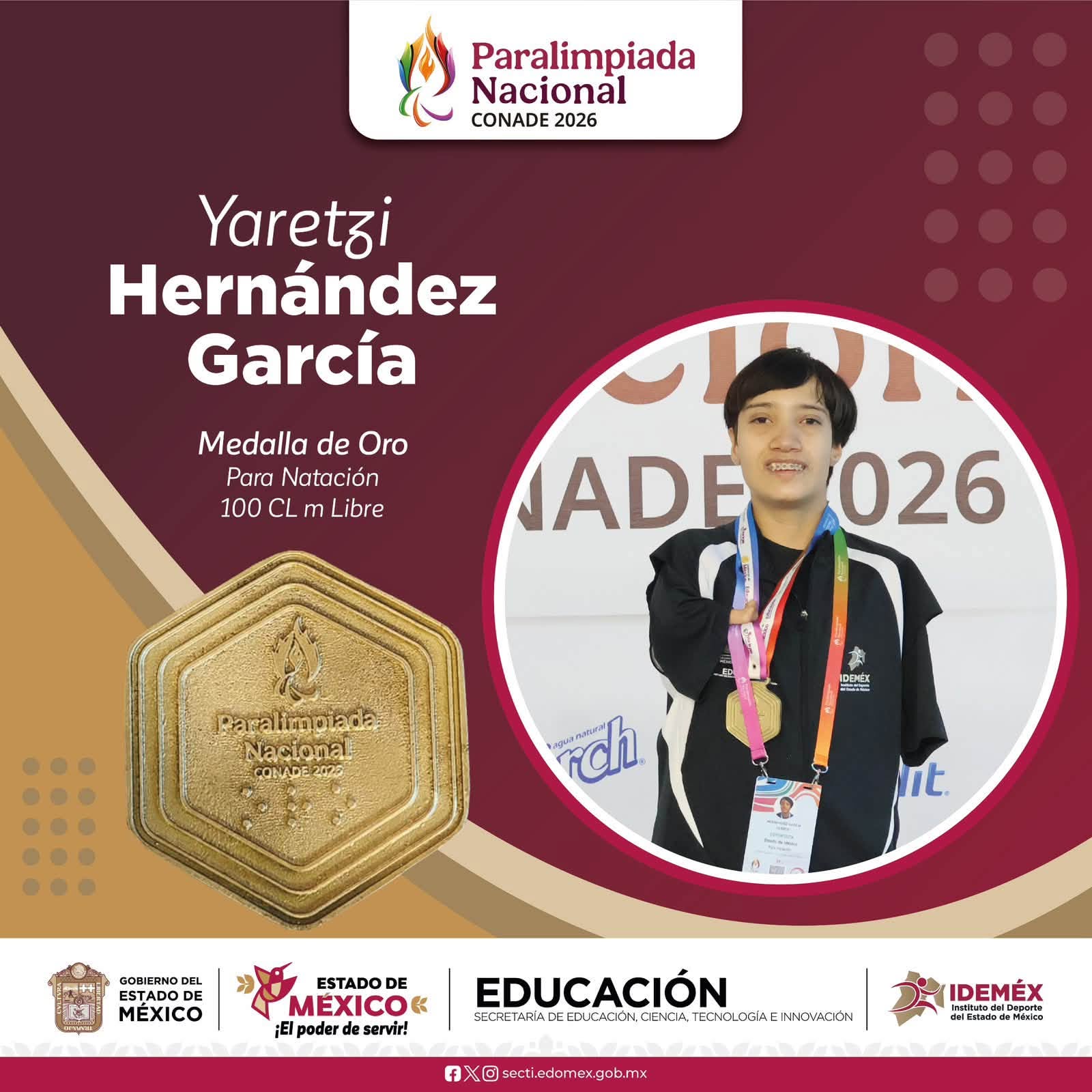 ¡Muchas felicidades, Yaretzi!