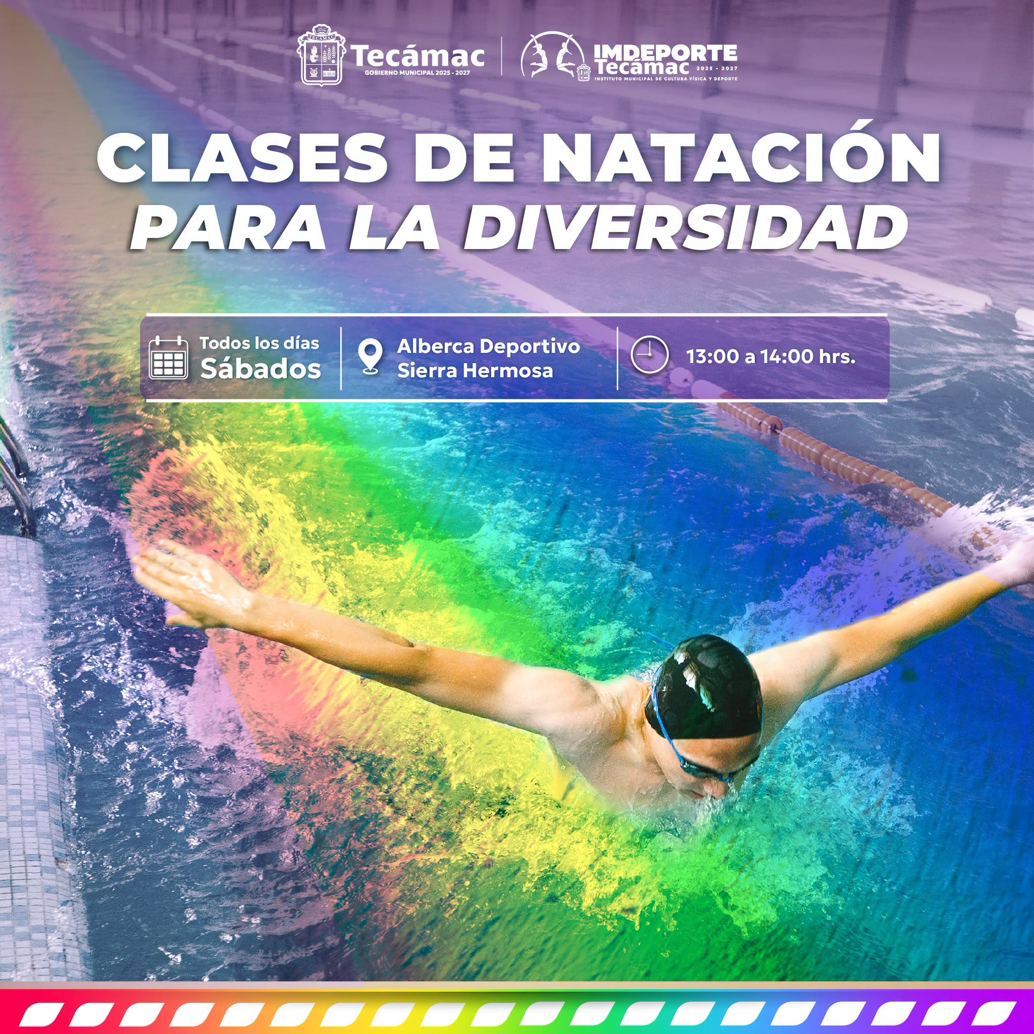Clases de Natación para la Diversidad. 🏊🏻🏳️‍🌈🏳️‍⚧️