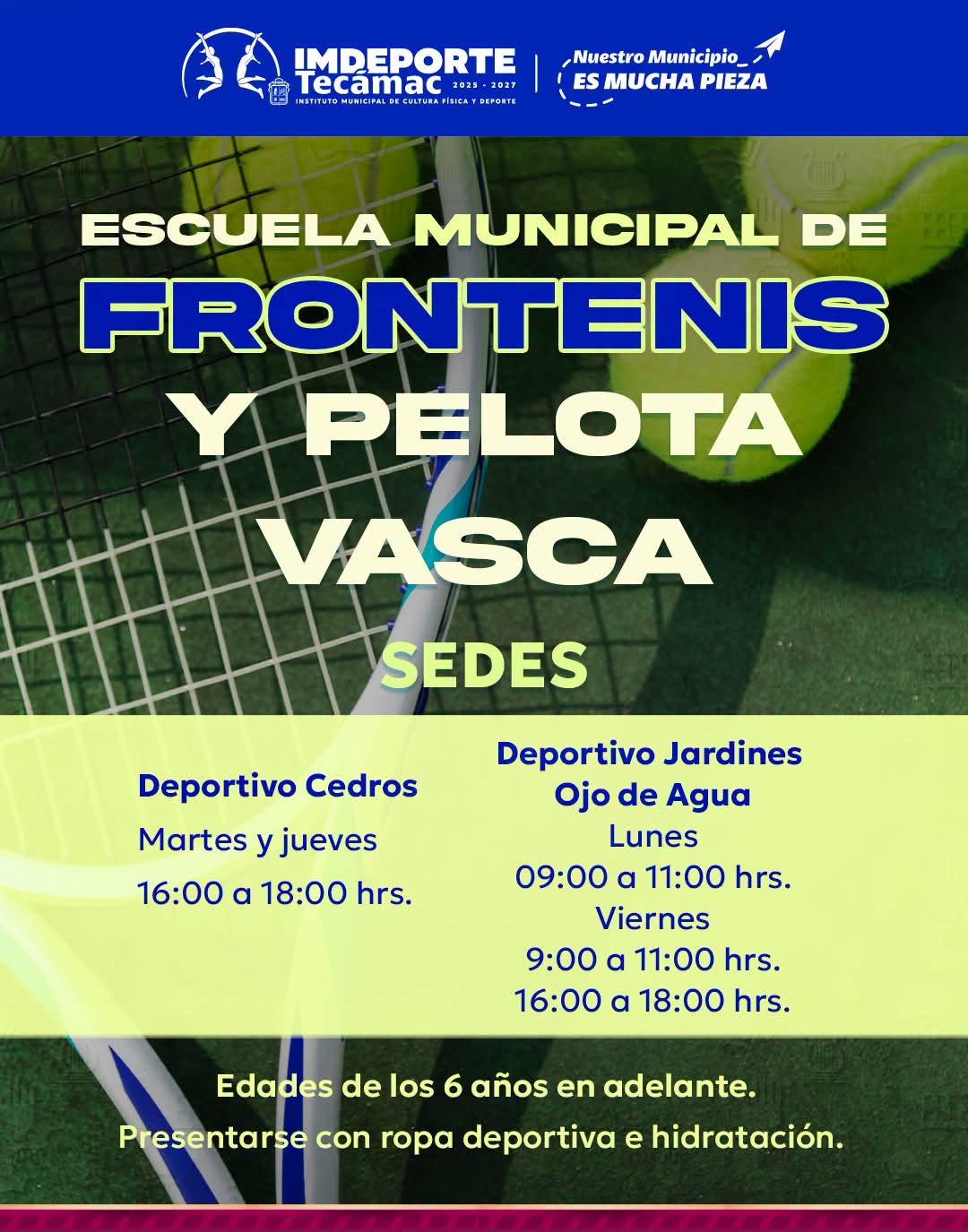 Escuela Municipal de Frontenis y Pelota Vasca