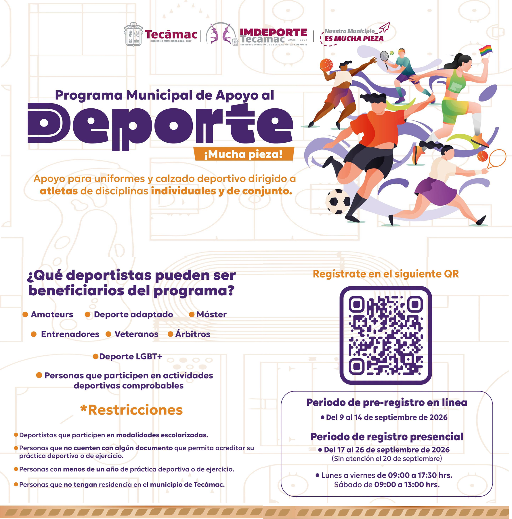 APOYO AL DEPORTE