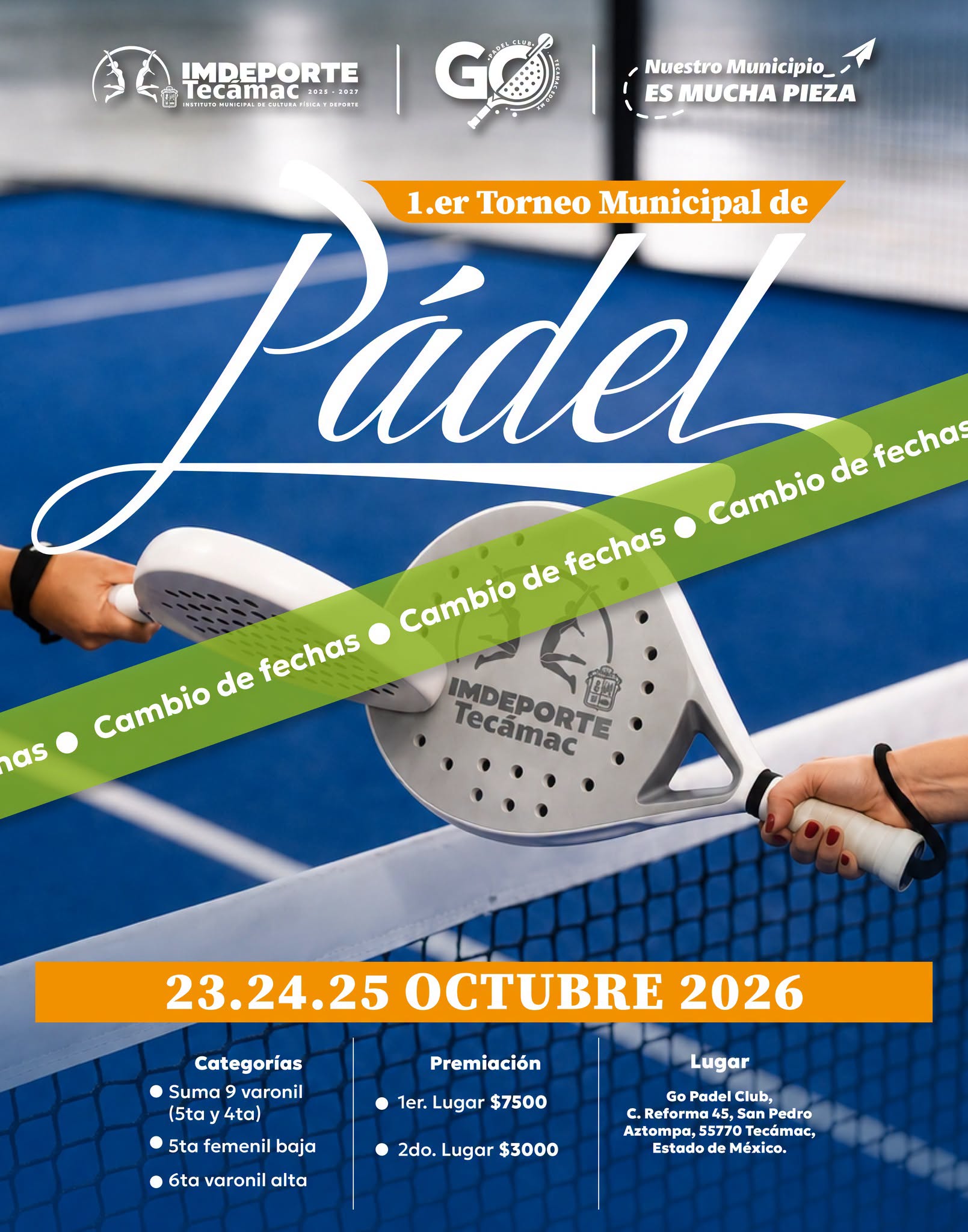 1.er Torneo Municipal de Pádel