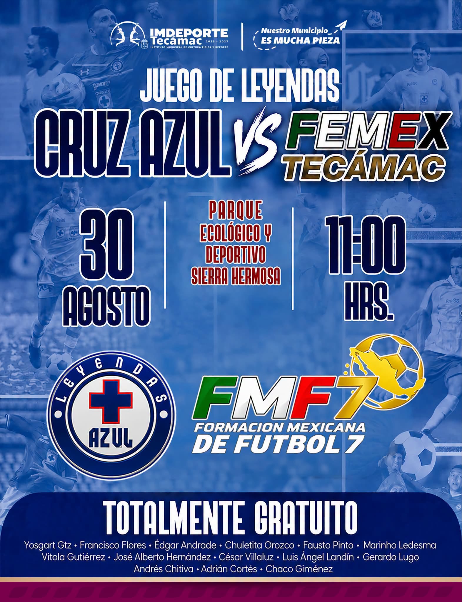 Leyendas del Cruz Azul vs. FEMEX